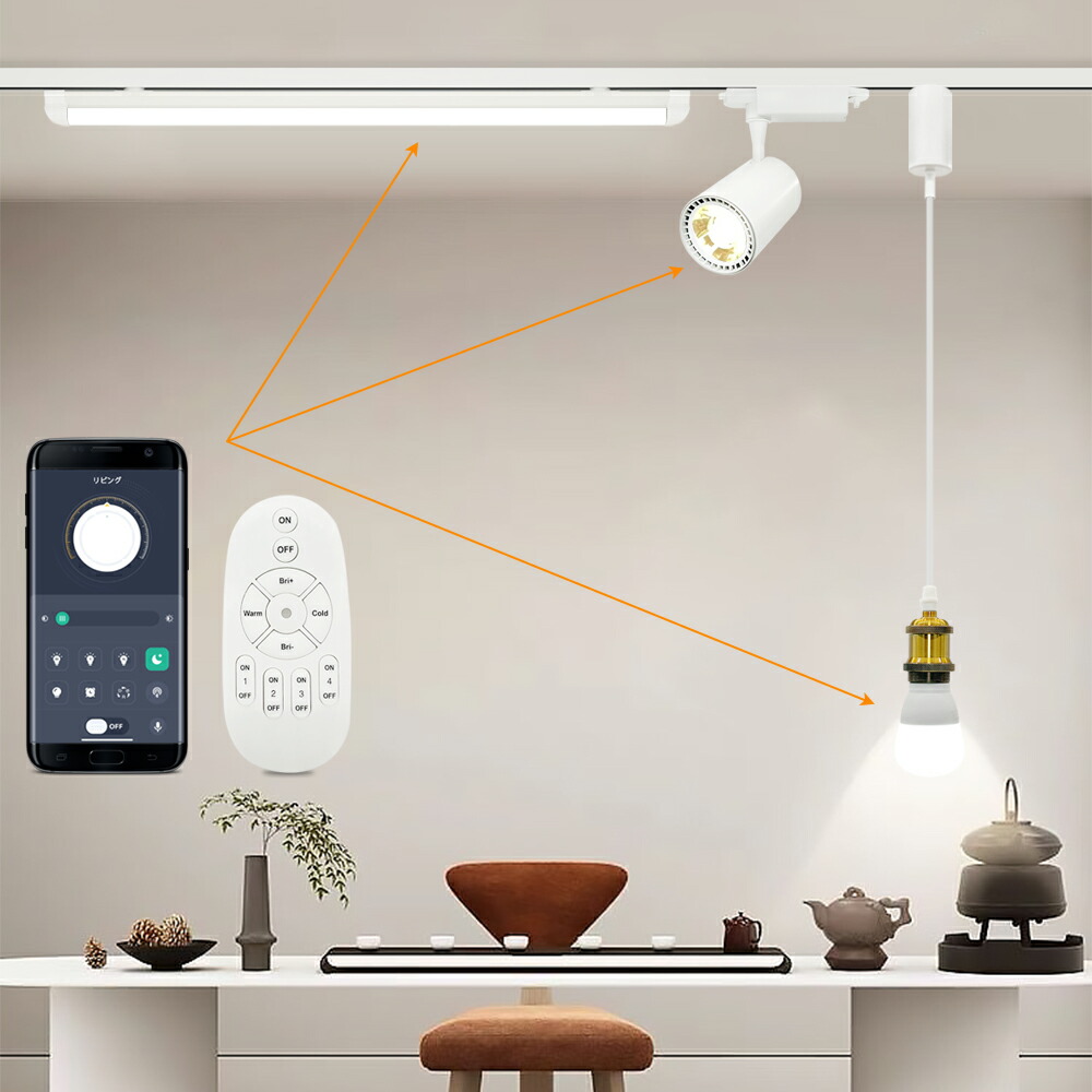 楽天市場】【楽天1位☆最大2年保証☆調光調色】ダクトレール用 LED