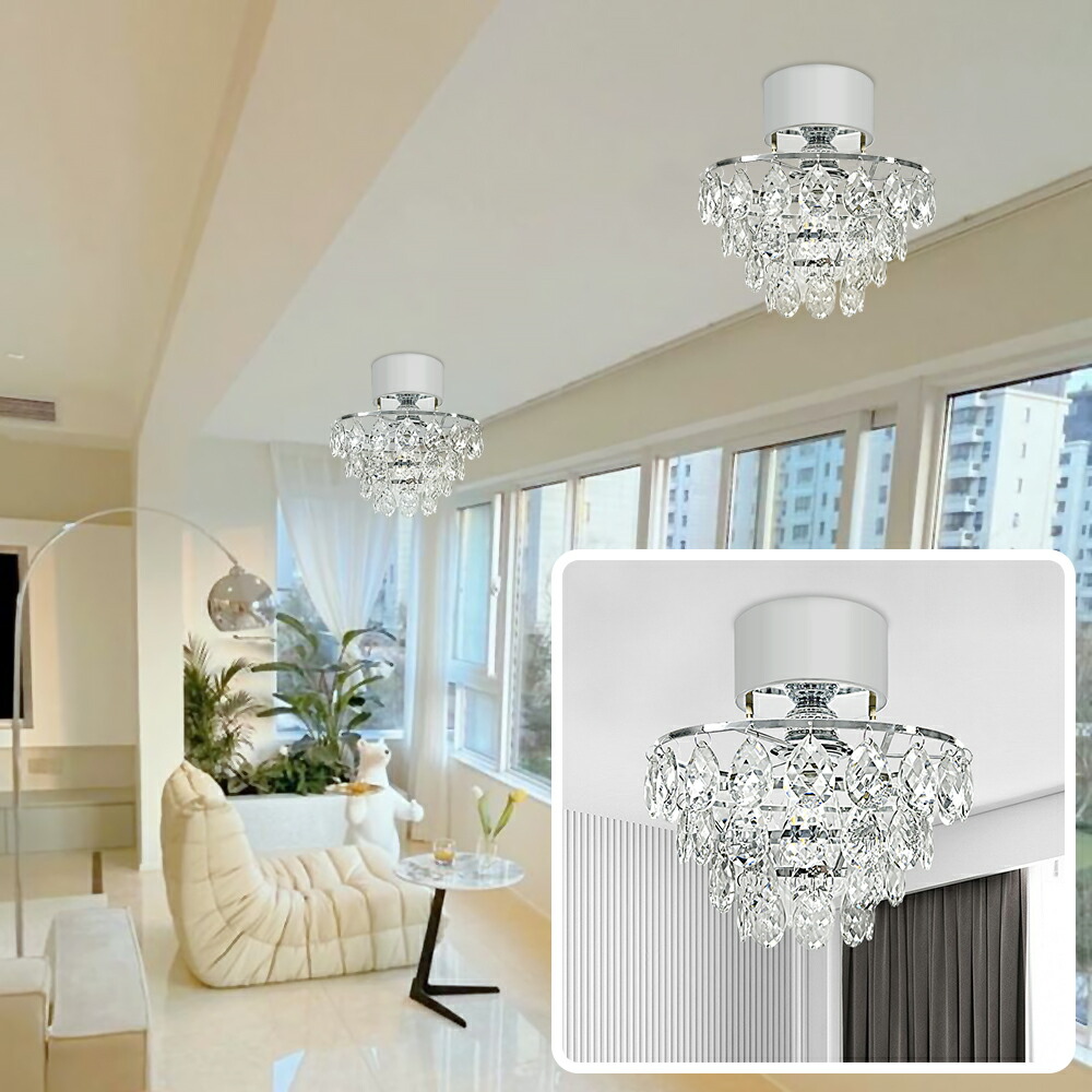 楽天市場】【最大4年保証】クリスタルガラス シーリングライト 豪華