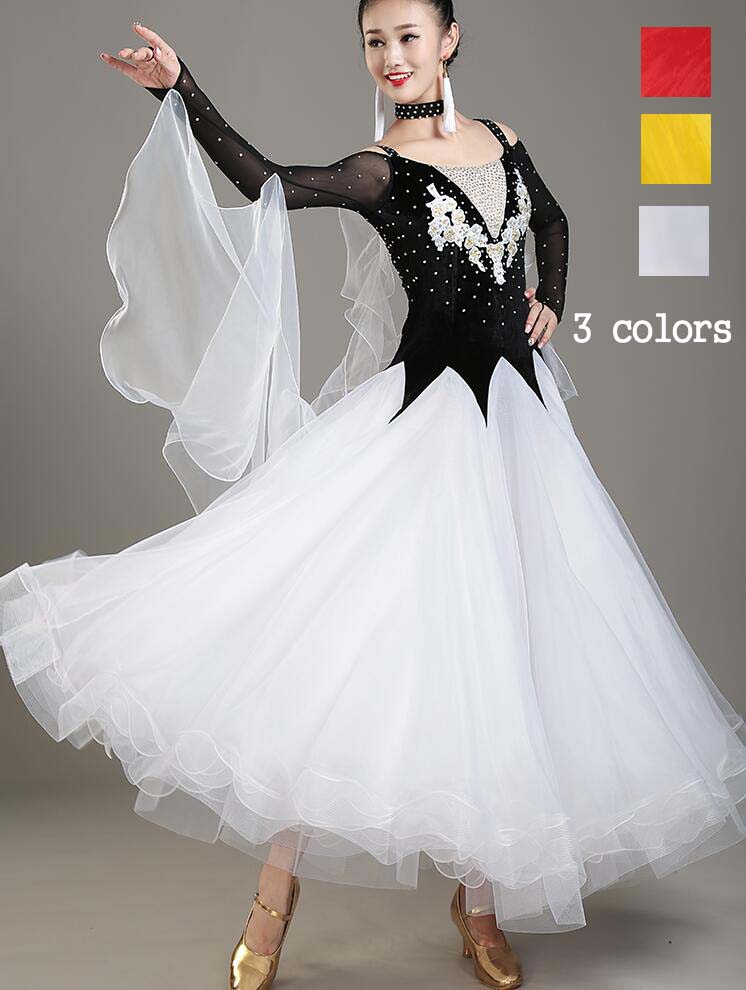 楽天市場】モダンドレス 社交ダンス 社交ダンスドレス レディース 社交
