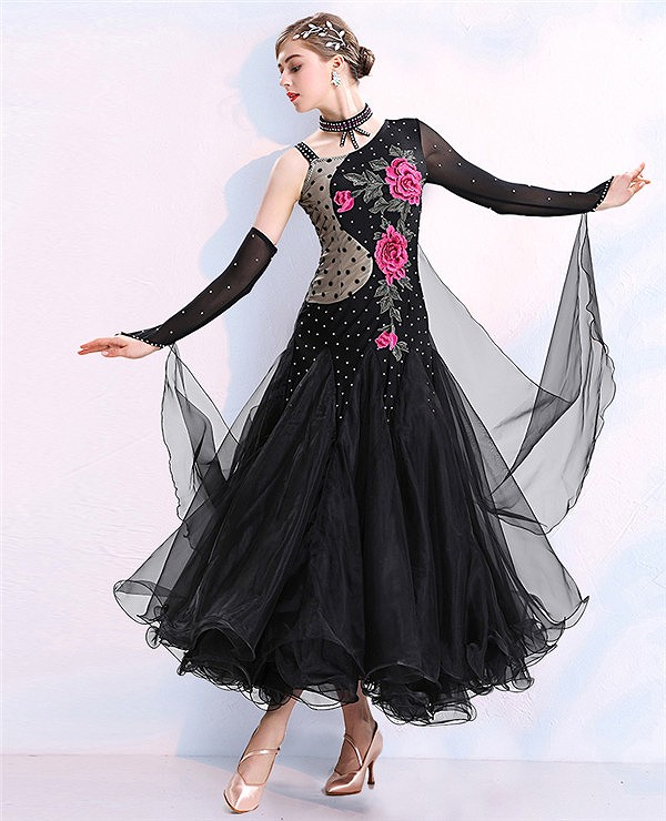 楽天市場】社交ダンス衣装 社交ダンス ドレス 社交 ダンス練習着 衣装