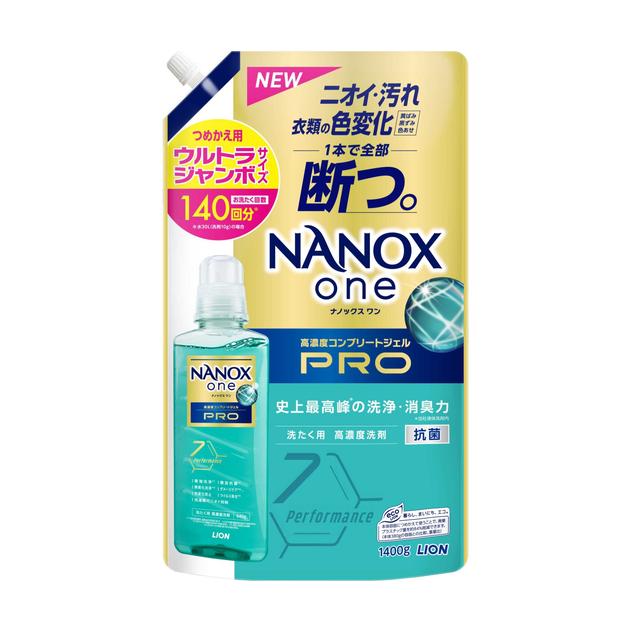 楽天市場】ライオンNANOXonePROつめかえ用ウルトラジャンボ1400g