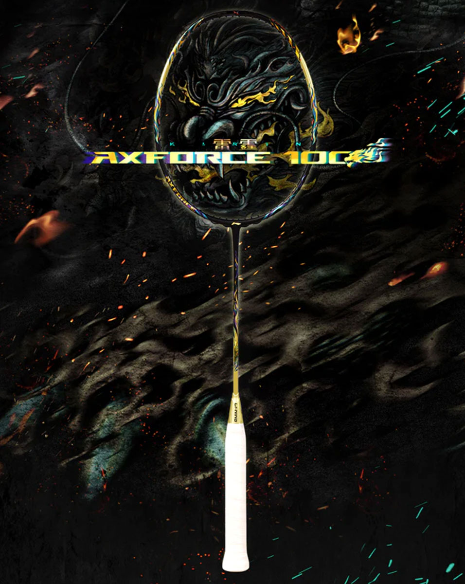 楽天市場】LI-NING AX100 AXFORCE 100 バドミントンラケット リーニン
