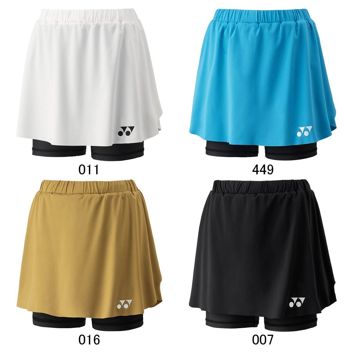 楽天市場】YONEX 26181 ウィメンズスカート(インナースパッツ付き