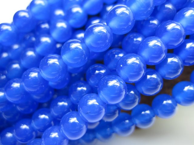 楽天市場】【連売り商品】ブルーアゲート（青メノウ）品質AAAΦ6±0.2