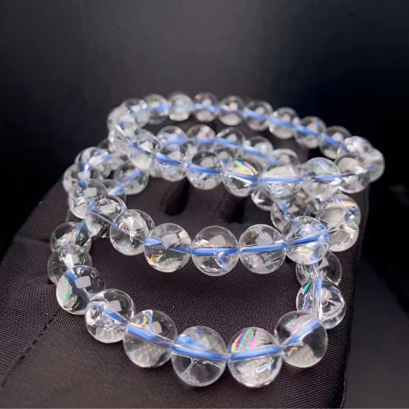 楽天市場】ホワイトアゼツライト ブレスレット アゼツ水晶 虹 アイリス