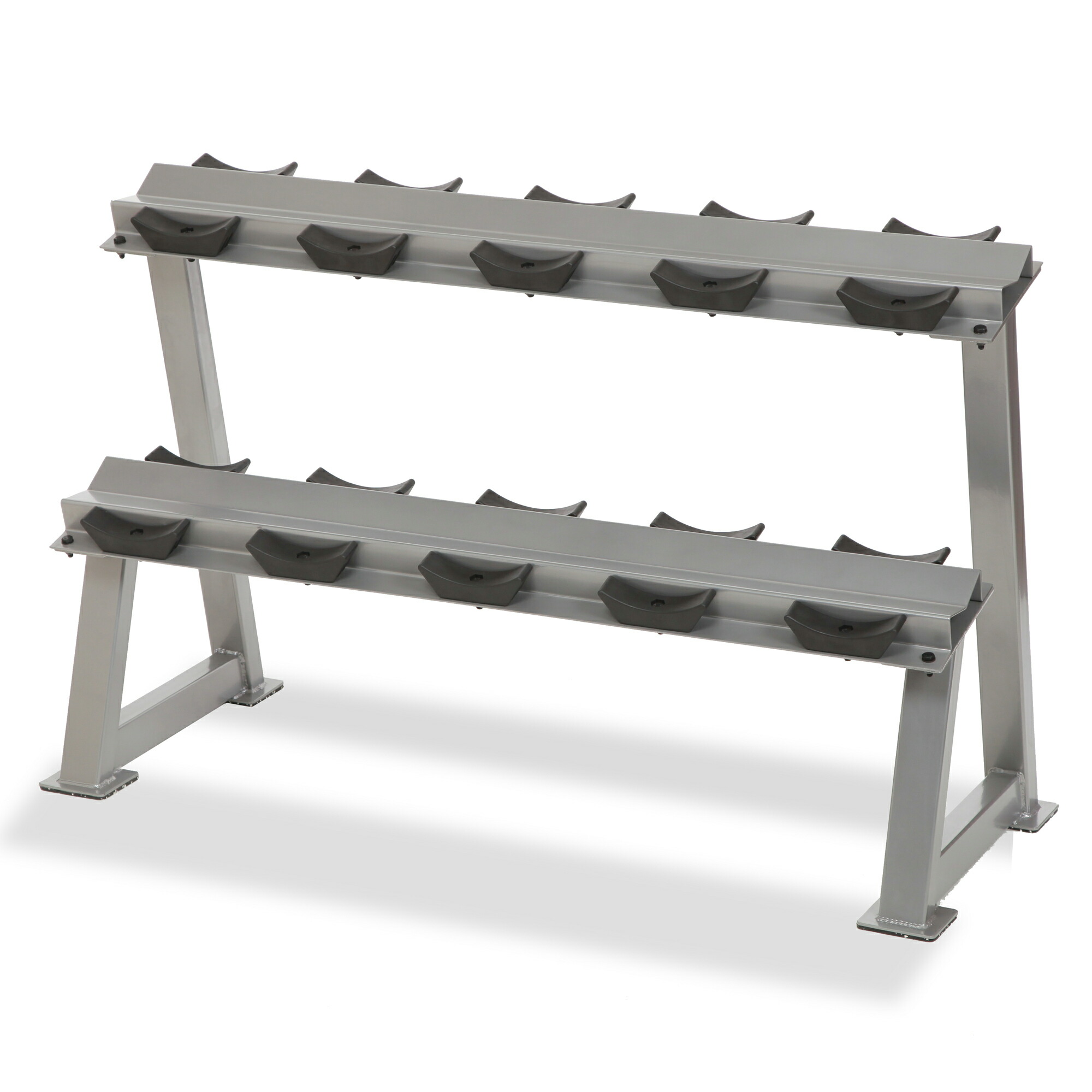 楽天市場】IROTEC（アイロテック）ジムダンベルラック（シルバーグレー