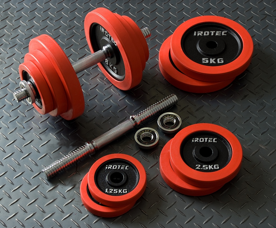 楽天市場】ダンベル 20kg 2個セット IROTEC（アイロテック）トライアル