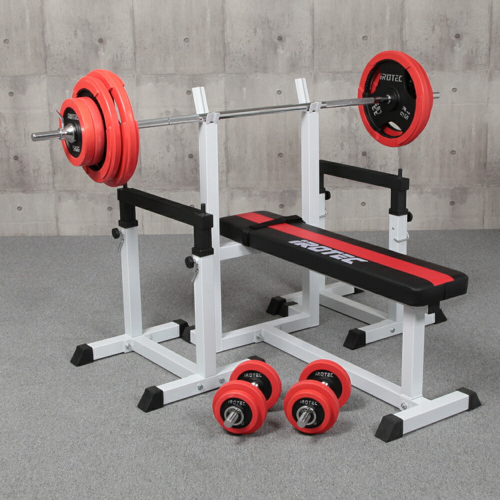 楽天市場】ベンチプレスセット IROTEC（アイロテック）ストレングス