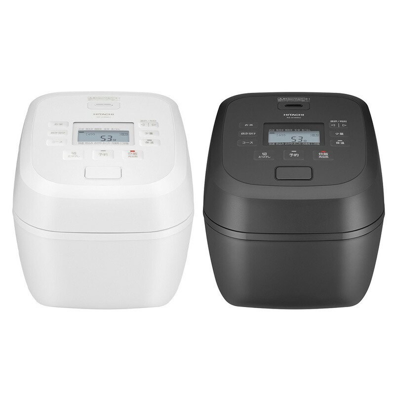 楽天市場】日立 IHジャー炊飯器 1.0L（5.5合） RZ-A100HJ 黒厚鉄釜
