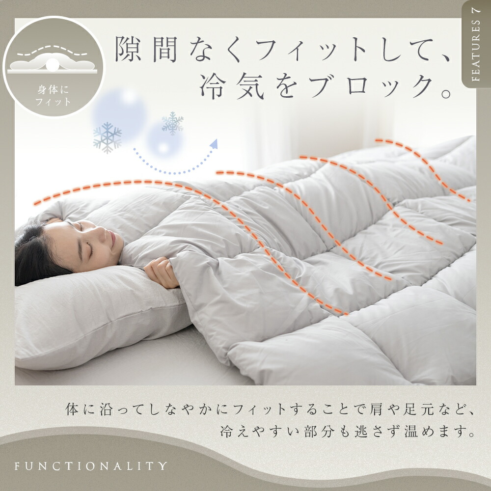 楽天市場】掛け布団 シングル 冬 羽毛布団 軽量 軽い 暖かい 保温性