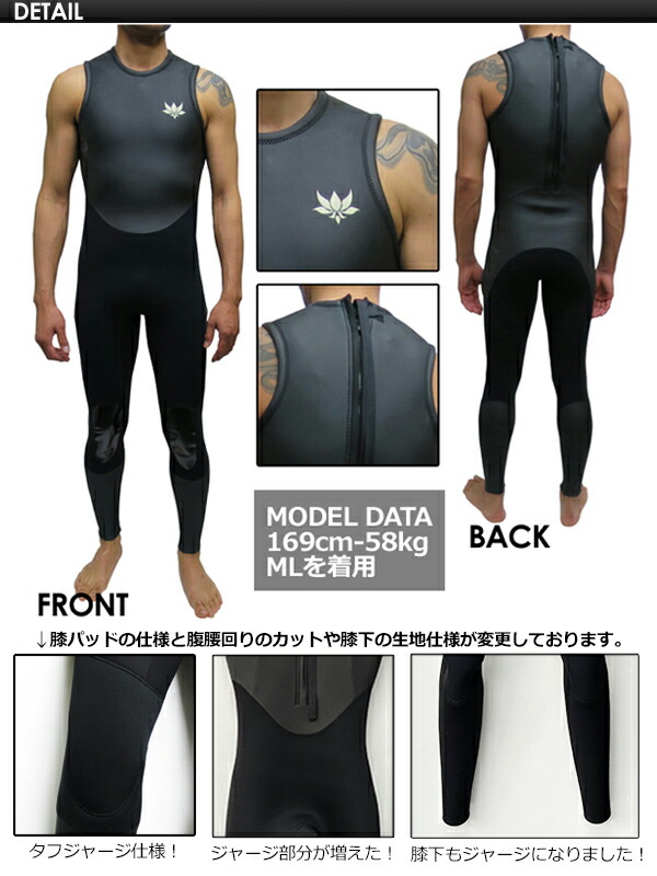 楽天市場】送料無料 AXXECLASSIC ロングジョン ウェットスーツ 国産