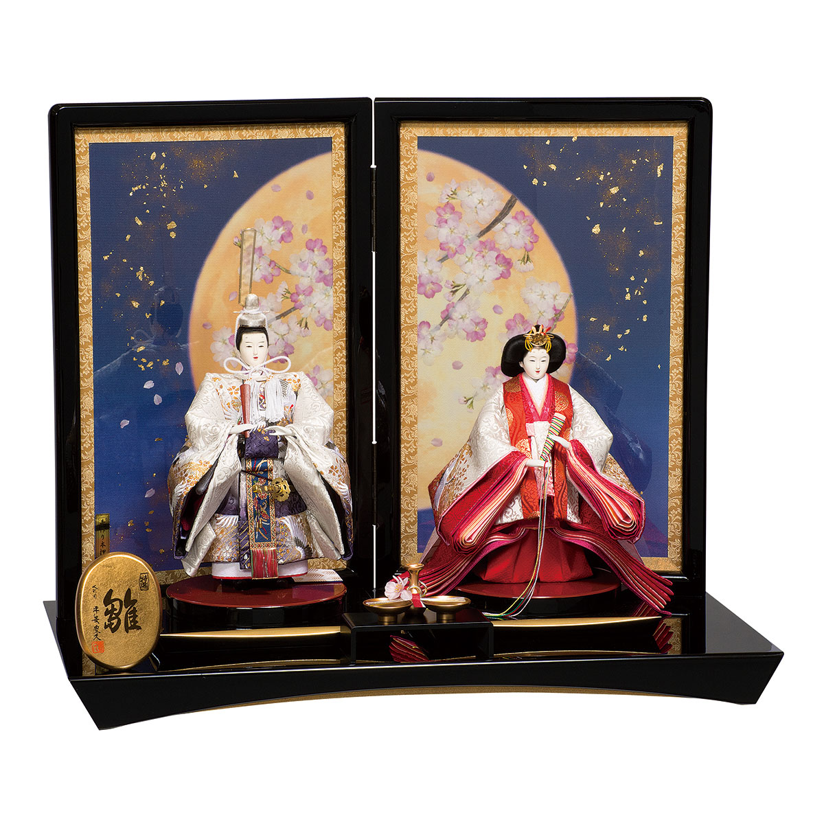 楽天市場】送料無料 平安豊久 雛人形 衣装着立雛親王 十番親王揃 木製