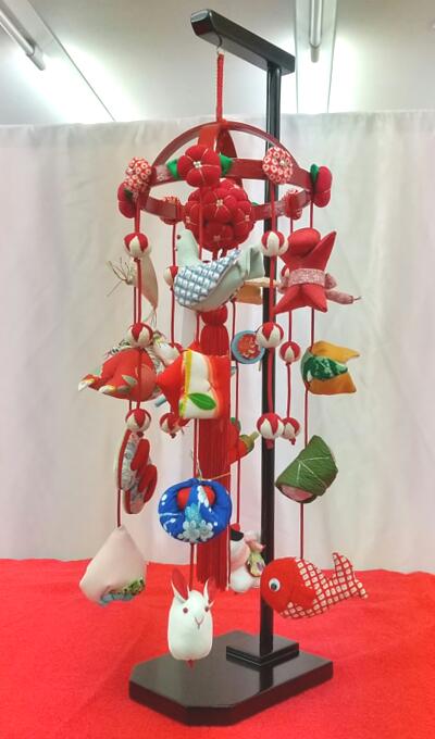 楽天市場】送料無料桃の節句のつるし飾り（雛の吊るし飾り・ひなの