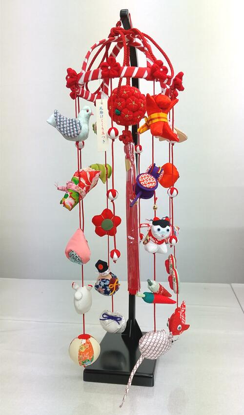 楽天市場】送料無料 桃の節句のつるし飾り（雛の吊るし飾り・ひなの