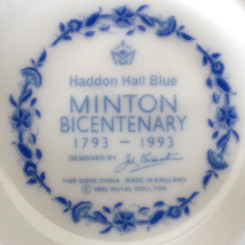 楽天市場】英国製イギリス ミントン Minton 200周年記念 ハドンホール