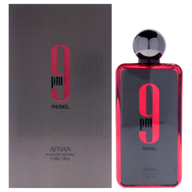 楽天市場】9 PM Rebel by Afnan for Unisex - 3.4 oz EDP Spray