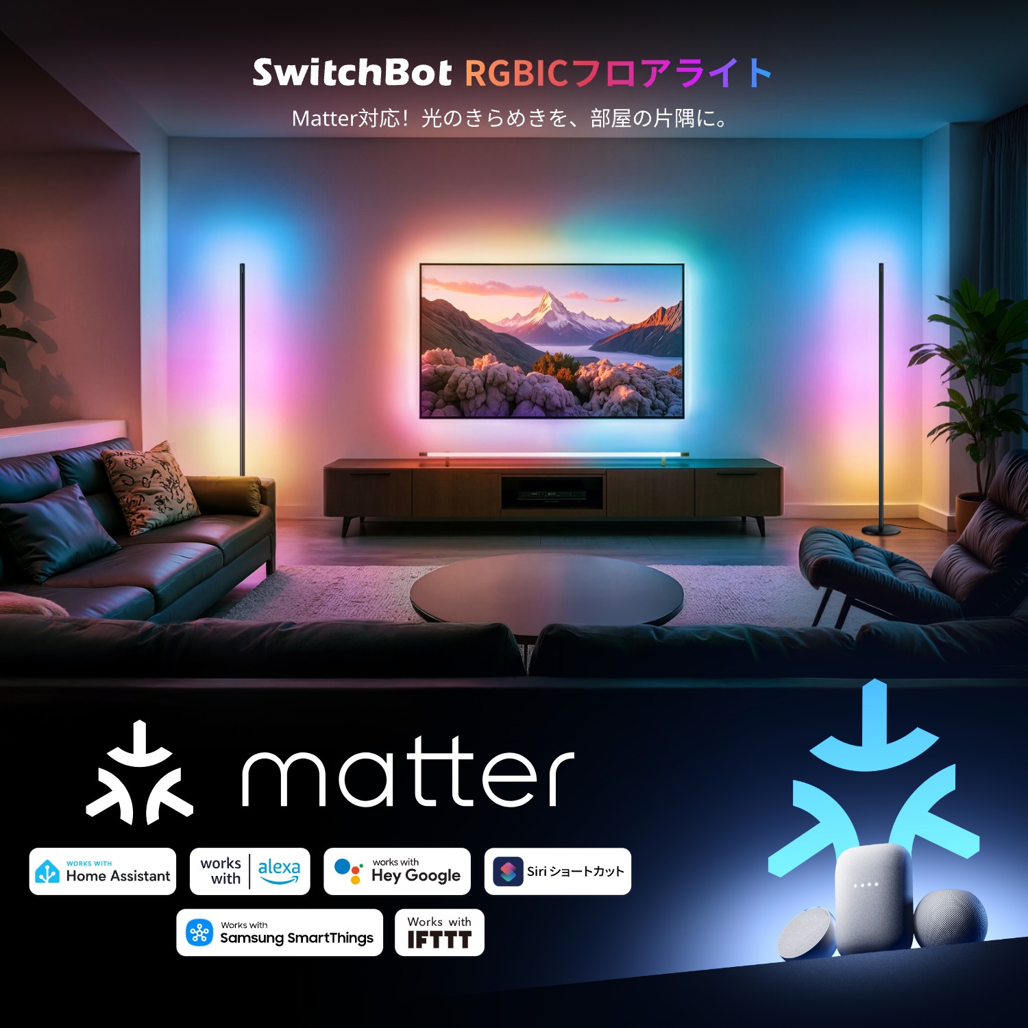 楽天市場】【300万ポイント抽選&限定価格！】SwitchBot RGBICフロア