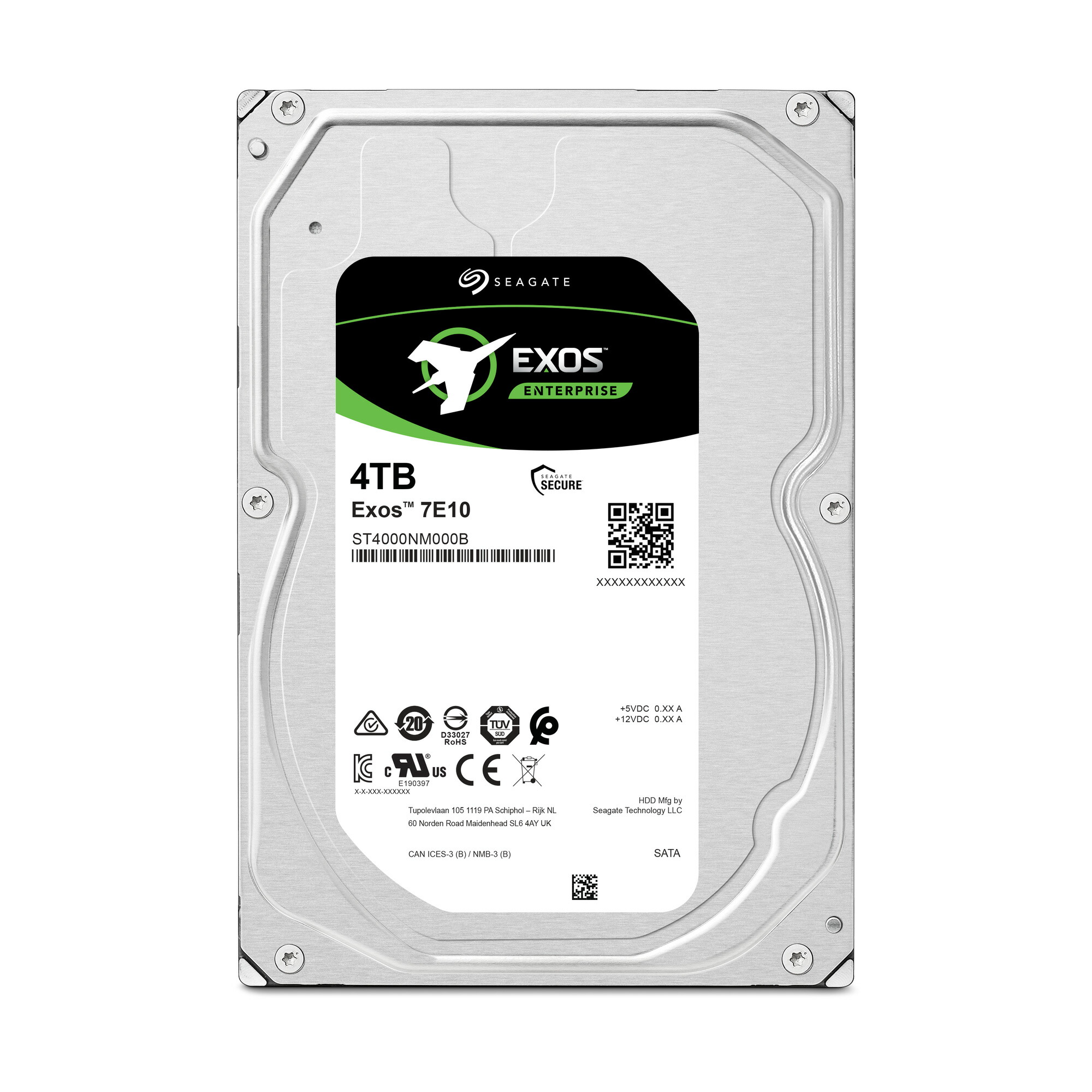 楽天市場】Seagate シーゲイト Exos 7E10 SATA 512N 3.5インチ 4TB