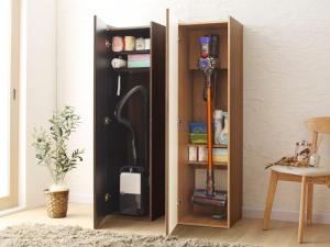 楽天市場】掃除機収納庫 ロッカー 木製 リビング収納 スティック