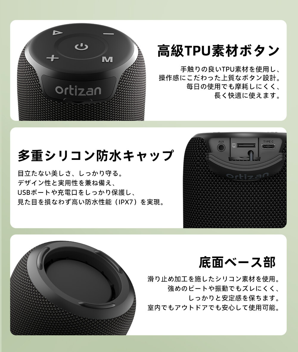 楽天市場】小型Bluetooth スピーカー ポータブルスピーカー お風呂