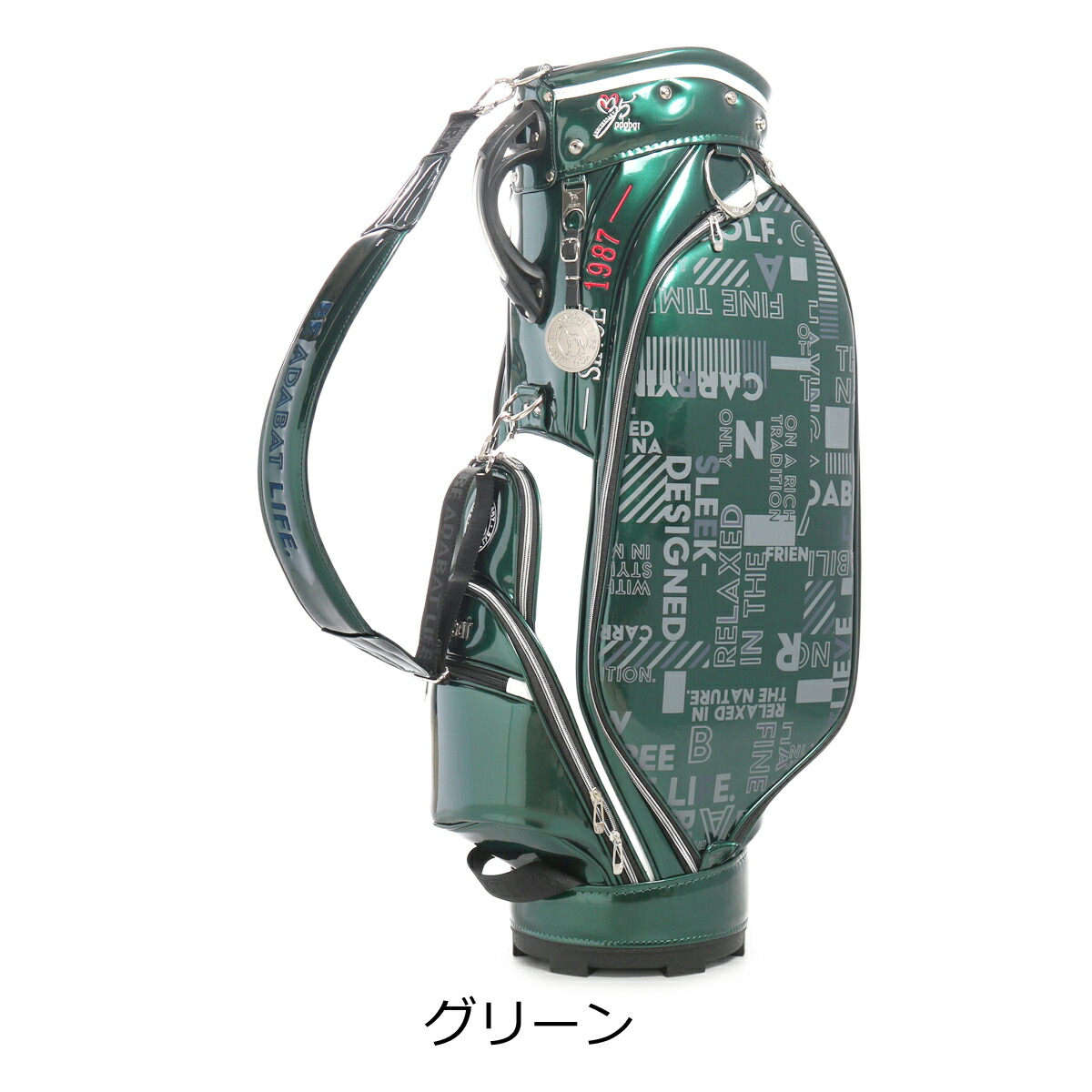 楽天市場】アダバット ゴルフ キャディバッグ カート型 9.0型 47インチ