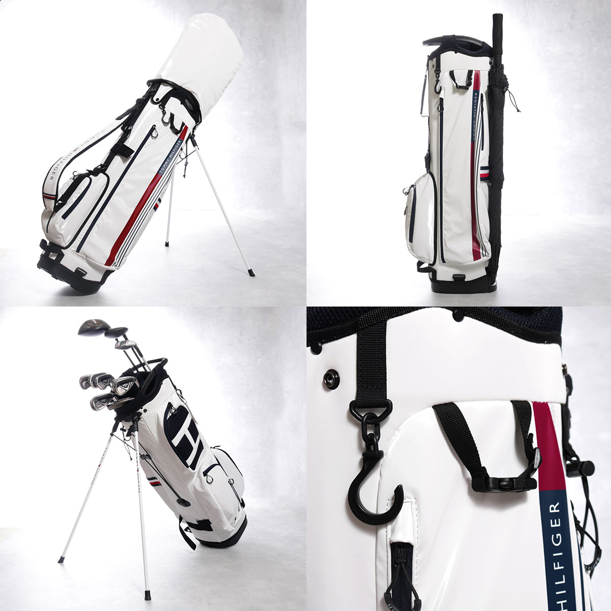 楽天市場】トミーヒルフィガー ゴルフ キャディバッグ スタンド型 9型