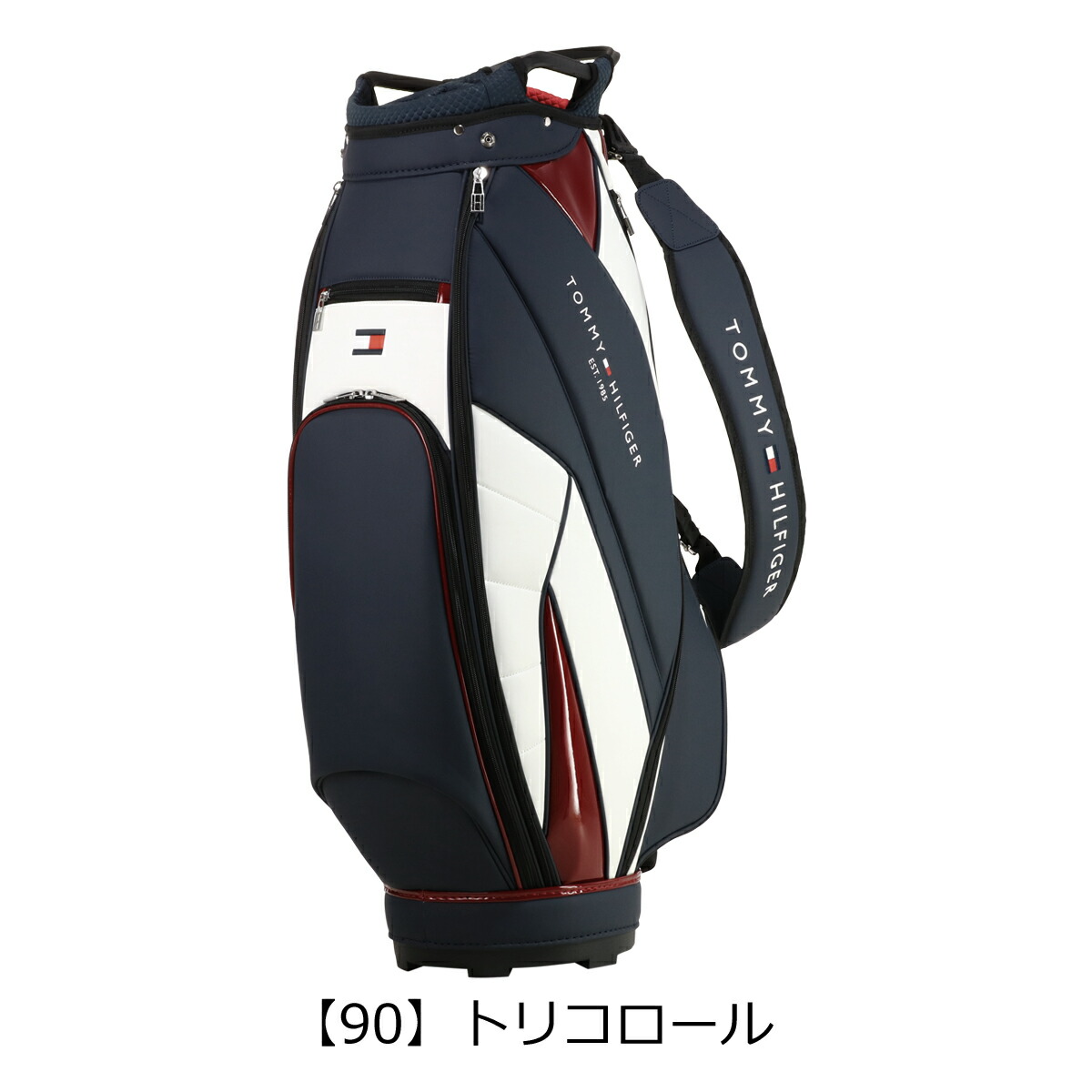 楽天市場】トミーヒルフィガー ゴルフ キャディバッグ カート型 5分割