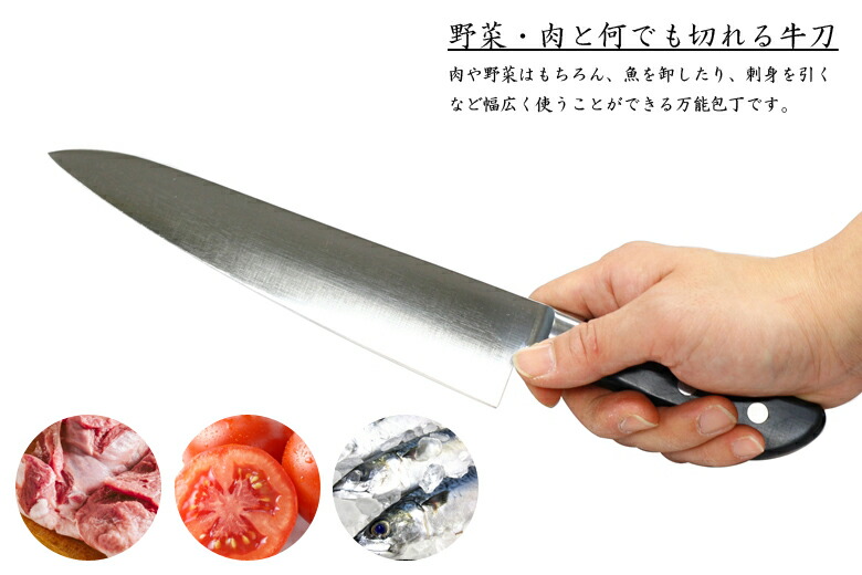 楽天市場】堺孝行 TAKAYUKI イノックス #11012 牛刀 刃渡り210mm本刃
