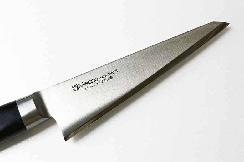 楽天市場】MISONO ミソノ#541 モリブデン鋼 骨スキ包丁（角） ツバ付き