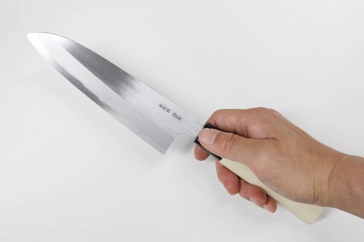 楽天市場】堺打刃物 祥太郎作 白鋼 両刃 文化 包丁 180mm