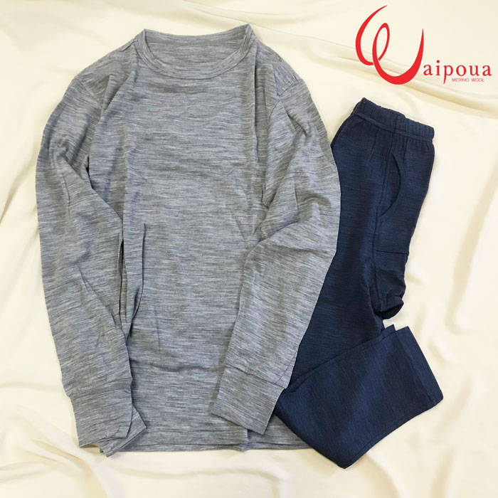 楽天市場】WAIPOUA(ワイポウア) UF104・メリノウール ライト七分丈