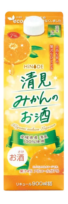 楽天市場】HiNODE 清見みかんのお酒 900ml (12本まで同一送料