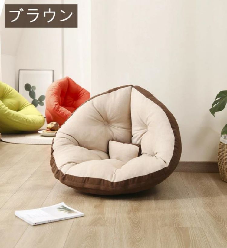 楽天市場】ダメになるフィットクッションソファ 3way しずく型 座椅子