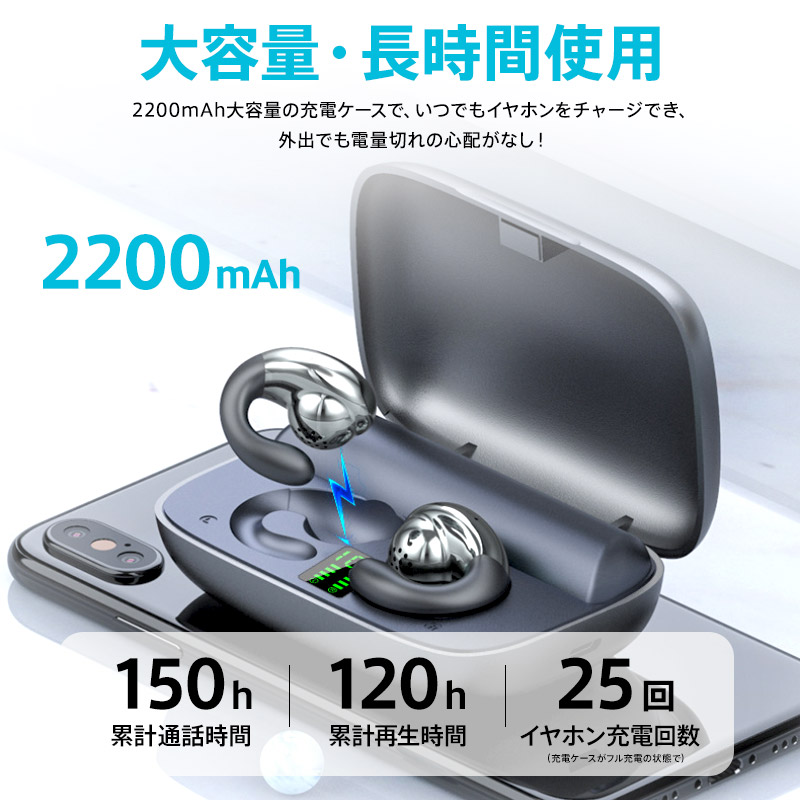 楽天市場】☆本日限定クーポンで50％OFF☆ ワイヤレスイヤホン 骨伝導