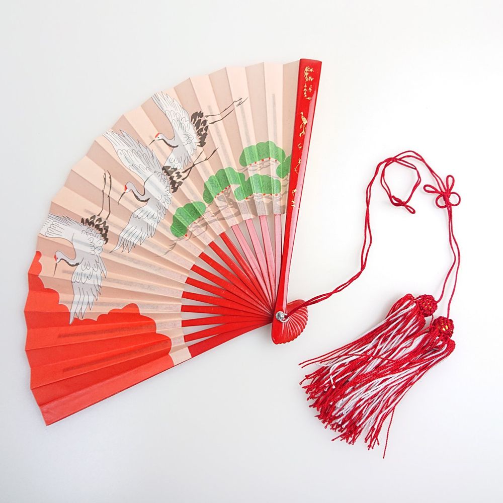 楽天市場】【ポイント10倍 クーポン発行】七五三 末広 ≪赤骨≫ 扇子