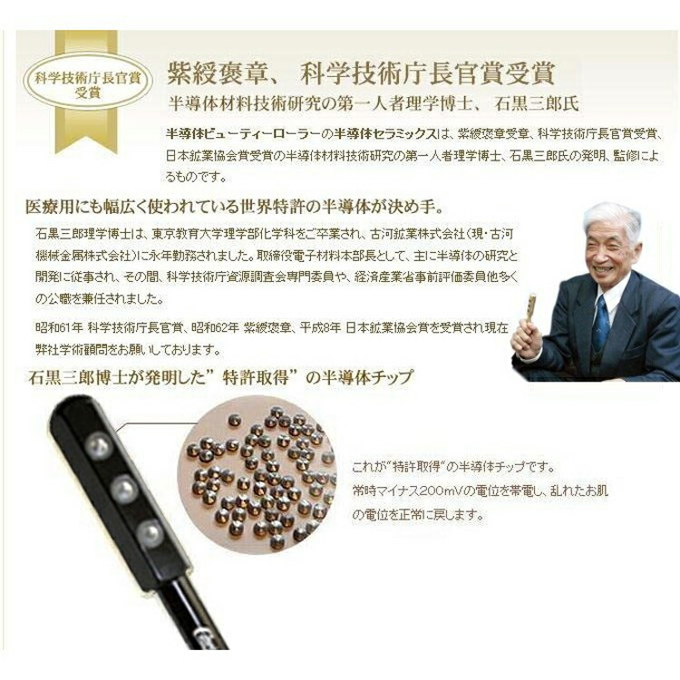 楽天市場】ゲルマニウムスリムローラー 美顔ローラー キャネット