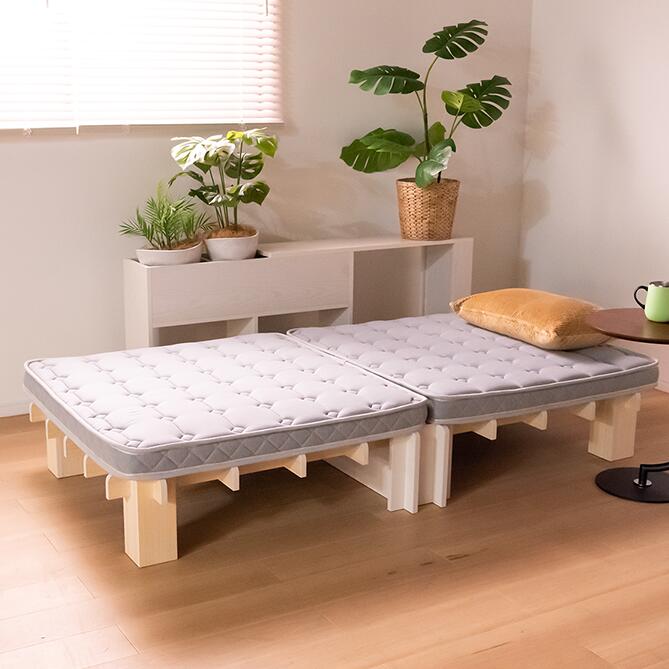 楽天市場】【組立シングルベットフレーム クロススペシャル】道具不要