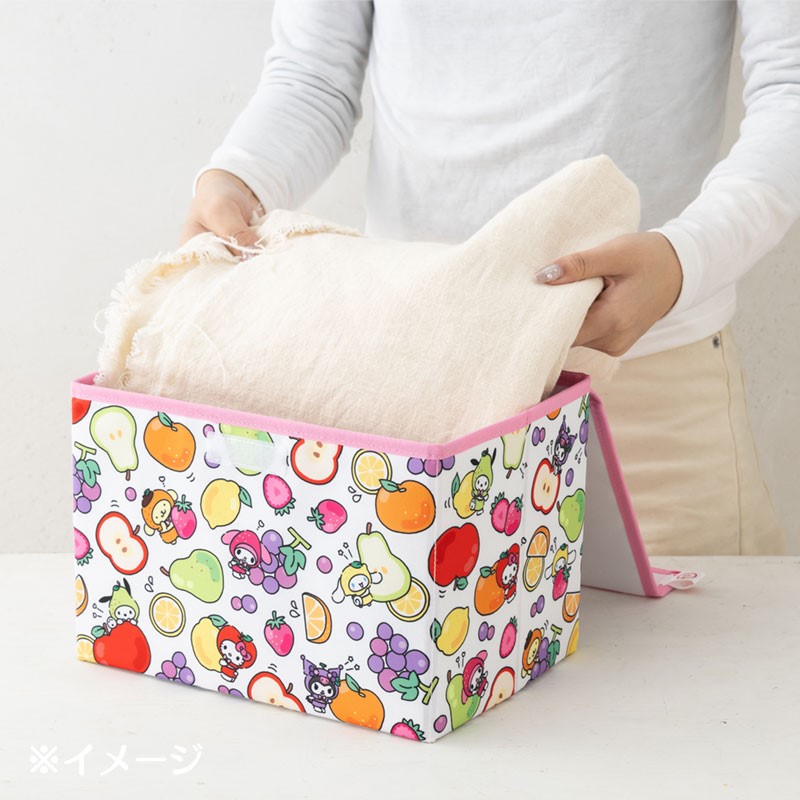 楽天市場】サンリオキャラクターズ 折りたたみ収納ケース（フルーツ