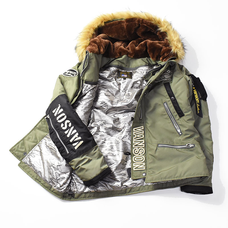 楽天市場】VANSON バンソン N-3B ジャケット N3B フライトジャケット