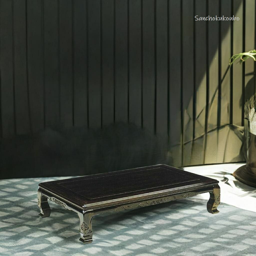 楽天市場】栗 180座卓 黒檀材 正規ブランド コクタン 日本製 産地直送