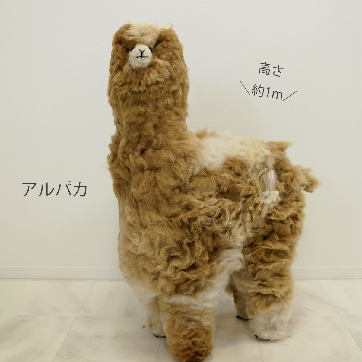 楽天市場】アルパカ ぬいぐるみ 特大 大サイズ Lサイズ人形 置物