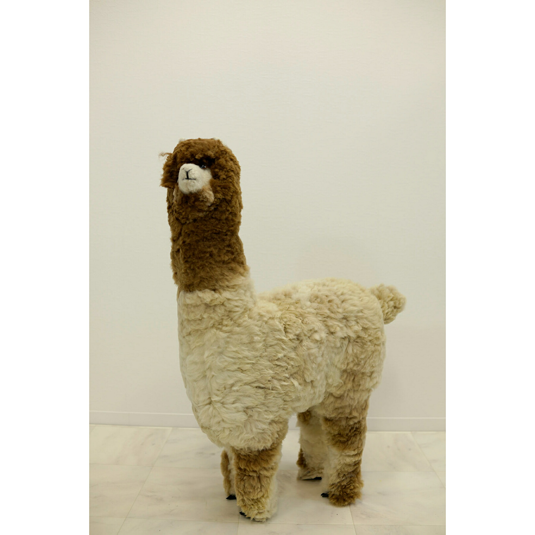 楽天市場】アルパカ ぬいぐるみ 特大 大サイズ Lサイズ人形 置物