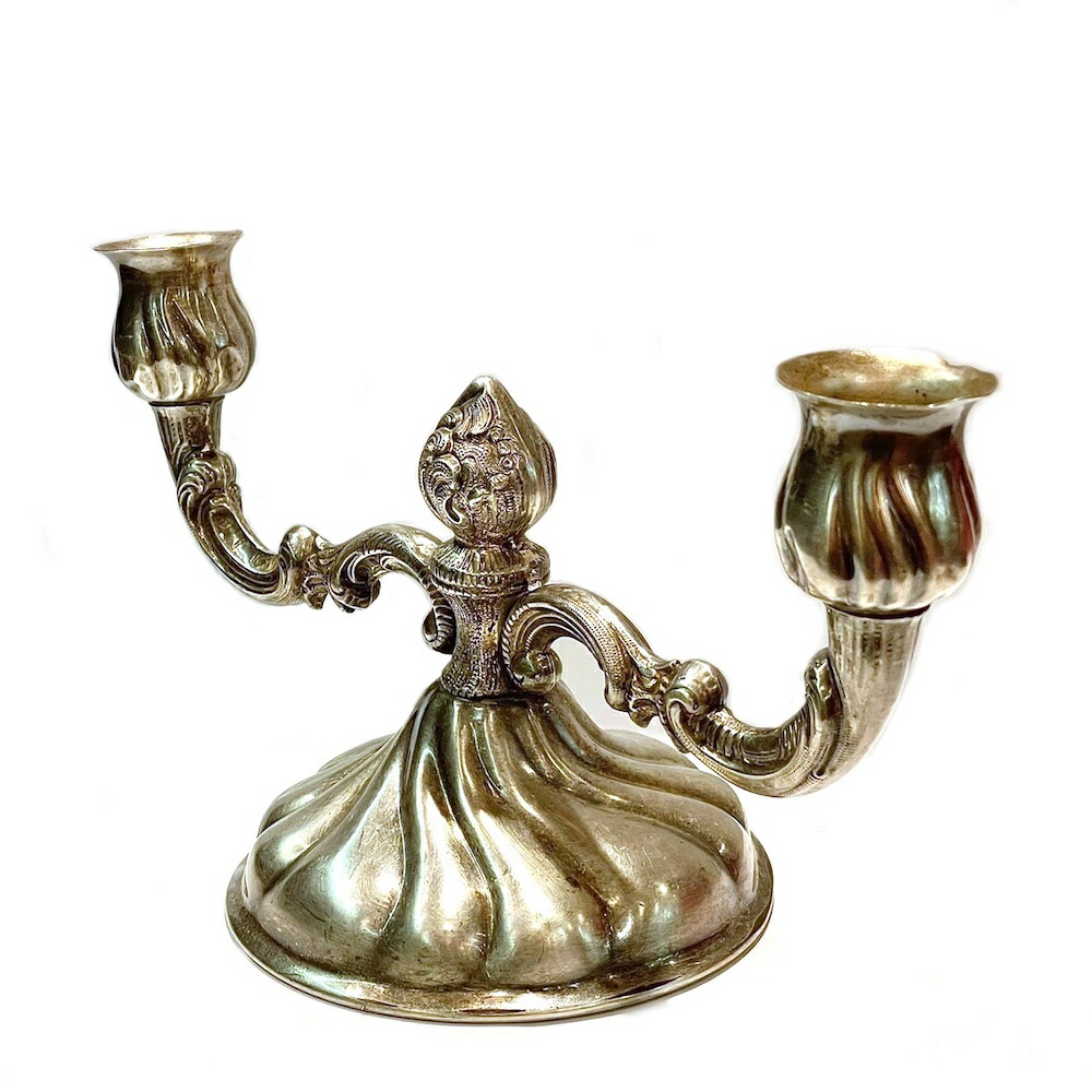 楽天市場】キャンドルスタンド 燭台 洋白 ニッケルシルバー フランス