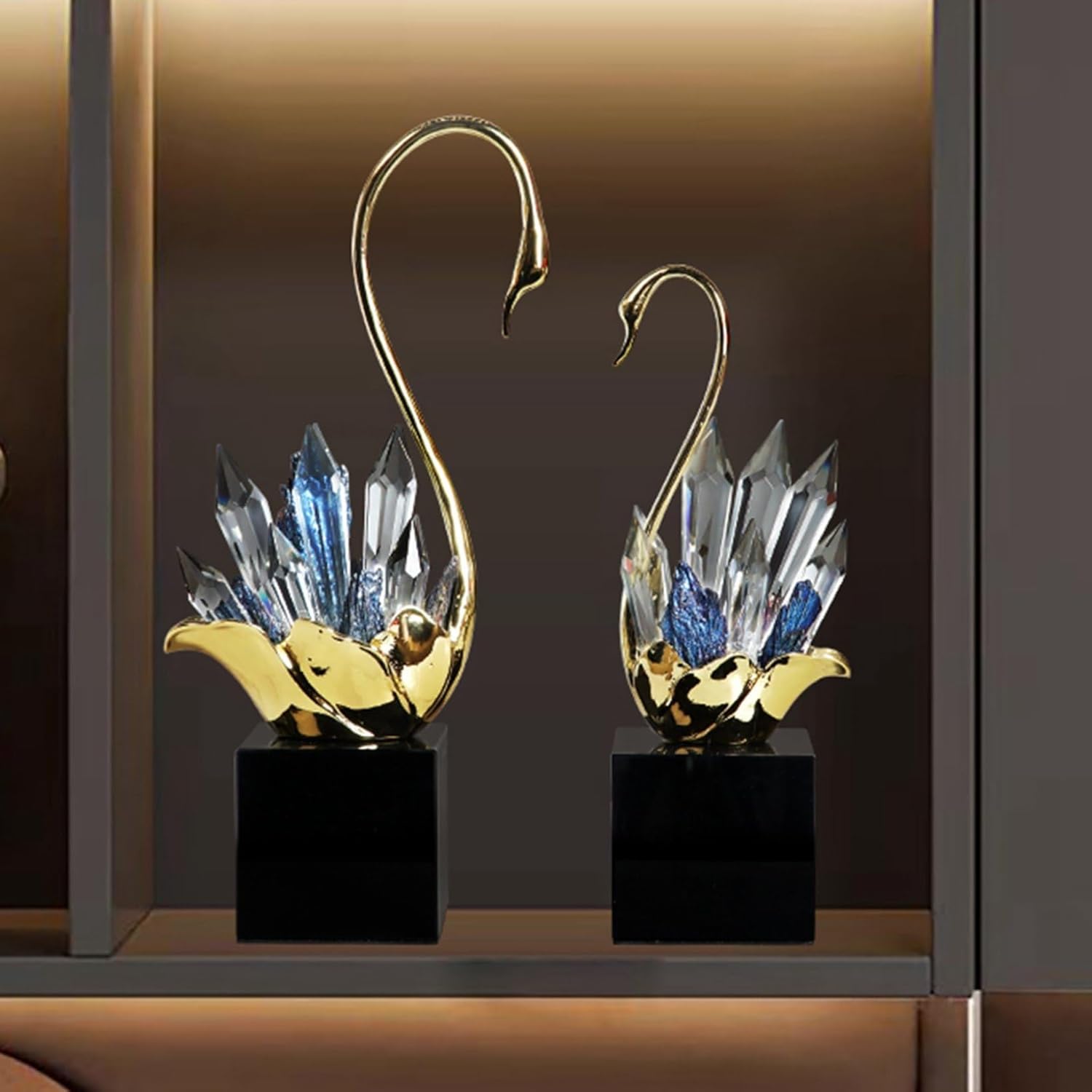 楽天市場】クリエイティブな白鳥のオーナメント 白鳥 スワン 天然石