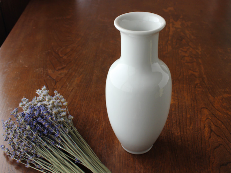 楽天市場】【アウトレット】サギ型花瓶・白 21cm / 白い花瓶 白無地
