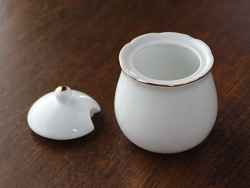 楽天市場】【アウトレット】金ラインシュガーポット : サラーミキ