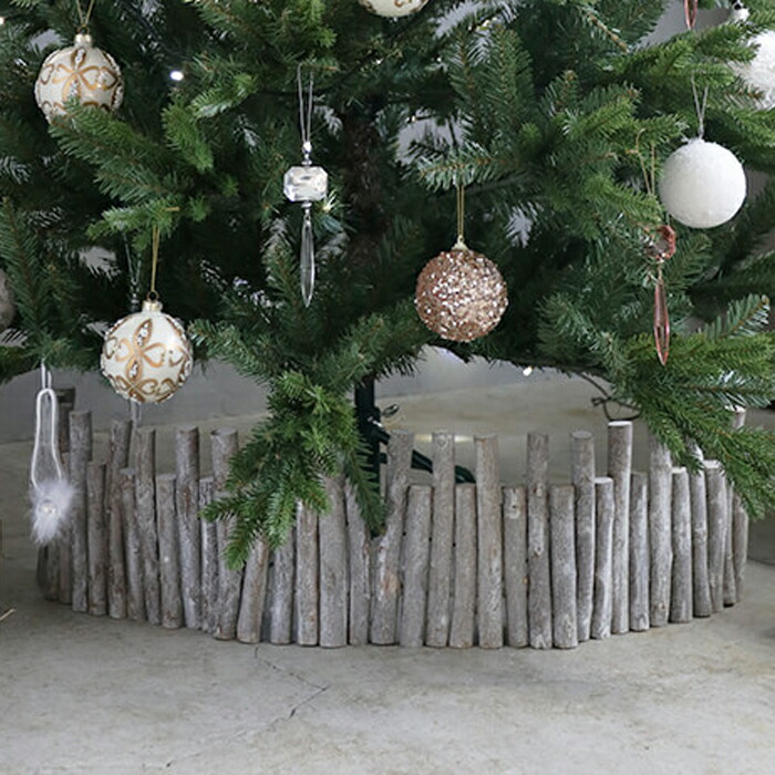 楽天市場】ウッドフェンス スタンド グレー // クリスマス 足元隠し