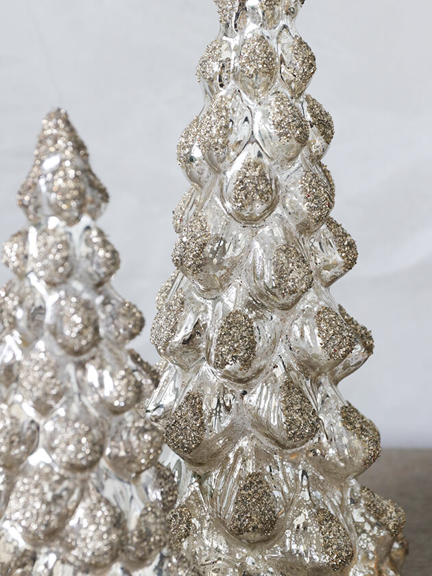 楽天市場】≪20％OFF≫ クリスマスツリー Glass シルバー Shishi