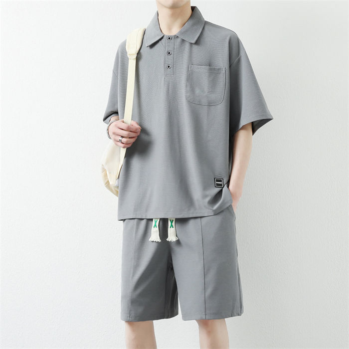 楽天市場】メンズ 夏服 2点セット 上下セット セットアップ 半袖シャツ