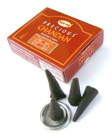 楽天市場】お香 コーン 送料無料 HEM チャンダン コーン 12箱セット